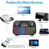Fusion Accessories Fusion Rainbow compact Belaidė klaviatūra su jutikliniu kilimėliu and colorful backlit for Android | iOS | TV | PC