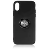 Dėklas Fusion Accessories Fusion ring slicone case with magnet for Apple iPhone 12 Pro Max juodas