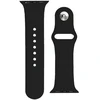 Fusion Accessories išmaniojo laikrodžio dirželis Apple Watch 2/3/4/5/6/7/8/SE/Ultra (42/44/45/49 mm) | Silikonas | juodas