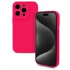 Dėklas Fusion Accessories Fusion Softy protect silicone case for Apple iPhone 15 Pro fuchsia