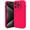 Dėklas Fusion Accessories Fusion Softy protect silicone case for Apple iPhone 15 Pro fuchsia
