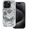 „Fusion Accessories“ „Fusion Twinki“ telefono dėklas, skirtas „iPhone 16 Pro“ sidabrinis