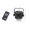 Fusion Accessories Fusion V2 disko lempa su nuotolinio valdymo pulteliu