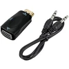 Fusion Accessories Fusion vaizdo signalo keitiklis HDMI į VGA (+ garsas) juodas
