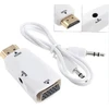 Fusion Accessories HDMI to VGA + audio Baltas