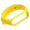 Fusion Accessories wave smartwatch strap for Xiaomi Mi Band 3/4 | Silicone | yellow