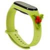 Fusion Accessories Xmas Mistletoe smartwatch strap for Xiaomi Mi Band 5/6 | žalias