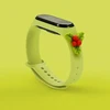 Fusion Accessories Xmas Mistletoe smartwatch strap for Xiaomi Mi Band 5/6 | žalias