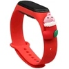 Fusion Accessories Fusion Xmas Santa 1 for Xiaomi Mi Band 5 | Mi Band 6 red