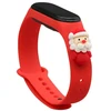 Fusion Accessories Xiaomi Mi Band 3/4 Raudona Xmas Santa 2