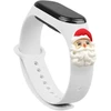 Fusion Accessories Fusion Xmas Santa for Xiaomi Mi Band 5 | Mi Band 6 baltas