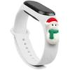 Fusion Accessories Fusion Xmas Snowman for Xiaomi Mi Band 3 | 4 light baltas