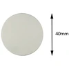 Oem Topt Metalinė plokštelė magnetiniams laikikliams – apvali 40mm sidabrinė