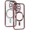 Fusion Accessories Topt Metalinis Magsafe dėklas, skirtas iPhone 16 Pro, rožinės spalvos
