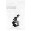 Fusion Accessories Topt Silicone anti-dust plug Type C juodas - 10 pieces