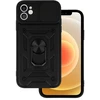Fusion Accessories Topt Slide Camera Armor Dėklas skirtas Apple iPhone 11 juodos spalvos