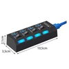 Fusion USB šakotuvas 4x USB 3.0 juodas