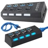 Fusion USB šakotuvas 4x USB 3.0 juodas