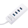 „Fusion Hub“ USB 3.0 prievadų skirstytuvas, 4 prievadų skirstytuvo adapteris | baltas