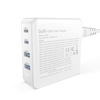 GaN 100W fast laidinis įkroviklis 2 x USB-C / 2 x USB Dudao A100EU - baltos spalvos