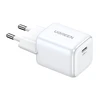 Įkroviklis Ugreen CD318 Nexode mini, GaN, USB-C, 20W, baltas