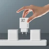 Įkroviklis Dudao (A30EU) (1xUSB-C; 1xUSB 30W) baltas