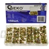 Geko Srieginės kniedės M3-M10 Plienas 150 vnt. komplektas