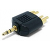 Gembird 3,5 mm kištukas - 2 x RCA kištukas