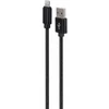 USB Laidas - Gembird Medvilnės Pintas, Juodas