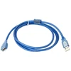 Gembird Fusion USB 2.0 ilgintuvas 1,3 m su ferito žiedu (mėlynas)