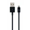 GEMBIRD CC-USB2P-AMLM-1M Gembird 8 kontaktų įkrovimo ir duomenų kabelis, 1 m, juodas