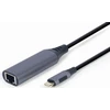 GEMBIRD A-USB3C-LAN-01 USB type-C Gigabit tinklo adapteris space pilkas