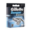 Gillette Sensor Excel skustuvo galvutės, 10 vnt.