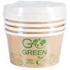 Gogreen Compostable food containers with lids Go Žalias 350ml 5pcs/0,088kg