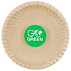 Gogreen kompostuojamos cukranendrių lėkštės su Go Žalias raštu Ø15cm 10 vnt./0,08kg