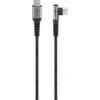 Goobay | 64659 USB-C į USB-C tekstilinis kabelis su metaliniais kištukais, 1 m | USB-C į USB-C