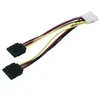 Goobay Maitinimo kabelis 1×5.25″ kištukas – 2xSATA lizdai, 0.15m