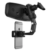 GoodBuy Adjustable car rearview mirror holder for smartphone juodas