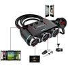 Goodbuy car charger | 10.5W | USB-A | with cable included | with LCD display | juodas