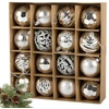GoodBuy Christmas medžio decoration balls 16 pcs sidabrinis