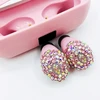 Goodbuy Crystal Bling belaidės ausinės rožinės spalvos