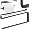 Goodbuy kitchen paper towel holder slip-on | metal | juodas