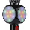 GoodBuy LED 360 karaoke mikrofons ar Bluetooth skaļruni | 5W Juodas