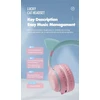 Ausinės Goodbuy Strange Eyes belaidės headsets skirta kids | bluetooth 5.1 juodas (Damaged Package) (Pažeista pakuotė)