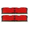 GOODRAM DDR4 16GB 3200 CL16 DUAL IRDM X Raudonas