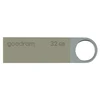 GOODRAM UUN2 Pendrive - 32GB USB 2.0 Sidabrinis