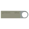 GOODRAM UUN2 Pendrive - 64GB USB 2.0 Sidabrinis
