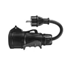 Green Cell Žalias Cell Žalias Cell Raudona CEE 16A 400V 5P iki 230V Schuko lizdo adapteris