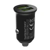 Green Cell Žalias Cell Žalias Cell automobilinis įkroviklis 36W GC PowerRide Nano36 su 2x USB-A Ultra Charge greitas įkrovimas