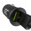 Green Cell Žalias Cell Žalias Cell automobilinis įkroviklis 36W GC PowerRide Nano36 su 2x USB-A Ultra Charge greitas įkrovimas